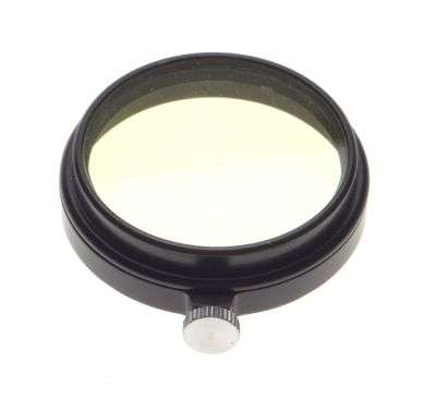 LEICA rangefinder camera lens filter black rim snap on Hell GElb Yellow light