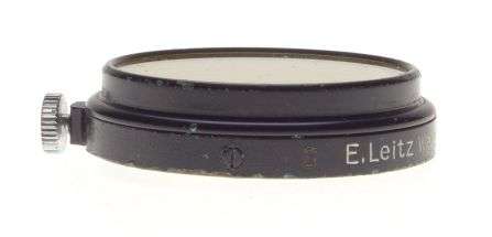 LEICA rangefinder camera lens filter E. Leitz Wezlar snap on light yellow hell-G