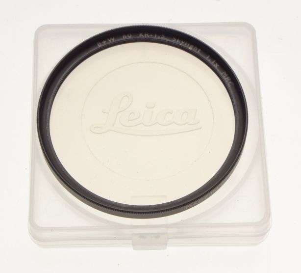 LEICA rangefinder camera lens filter B+W 60 KR -1.5 Skylight 1.1x MRC F-Pro mint