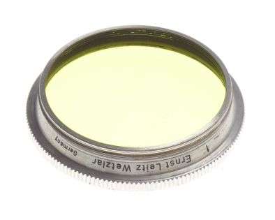 LEICA rangefinder camera lens filter Summar 1 Yellow screw in filter only 36mm