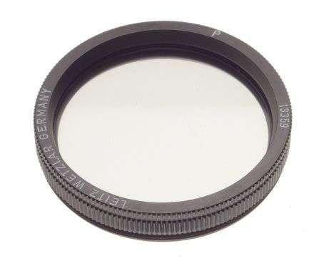 LEICA rangefinder camera lens filter 13359 P.Polaroid Leitz box totating filter