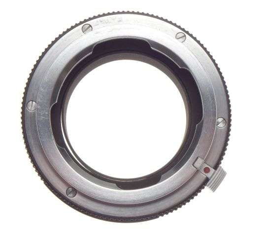 Leitz 14127 F Wezlar Black M To R Lens Adapter With Aperture Clean