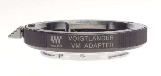 VM adapter Voigtlander camer lens Micr0 4/3 M4/3 converter mount ring caps mint