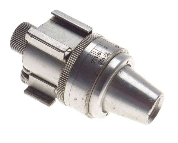 Leitz Universal Sucher chrome type Leica hot shoe view finder in original box