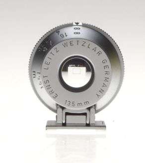 13.5cm Bright Line Chrome Leica Rangefinder Camera Viewfinder 135mm SHOOC Clean