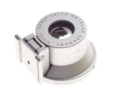 13.5cm Bright Line Chrome Leica Rangefinder Camera Viewfinder 135mm SHOOC Clean