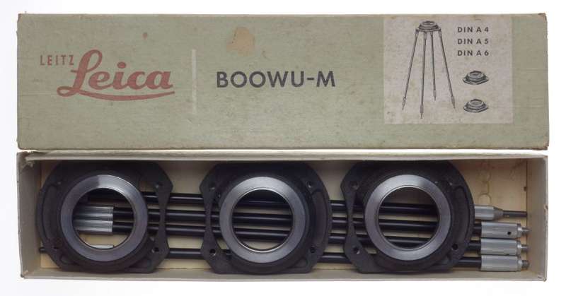 Leica Leitz BOOWU-M Din A4 A5 A6 Copy Stand Parts Boxed very good used condition