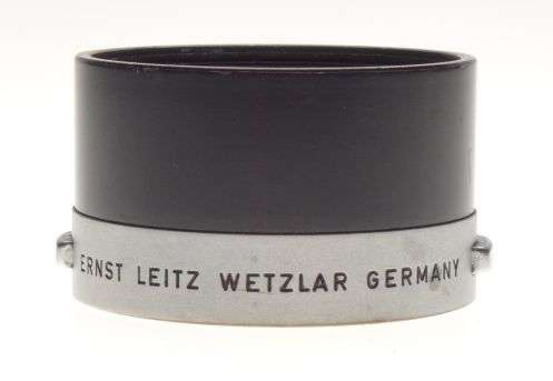 Leitz Snap on Leica chrome 3.5/50mm black camera lens hood shade ITOOY f=50mm