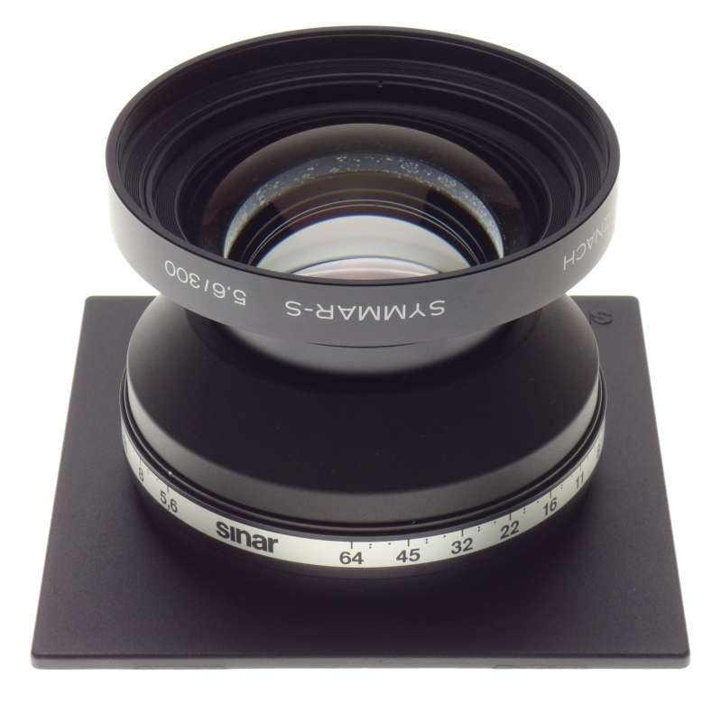 Symmar-S 5.6/300 MC Schneider f=300mm Sinar lens board boxed large format caps