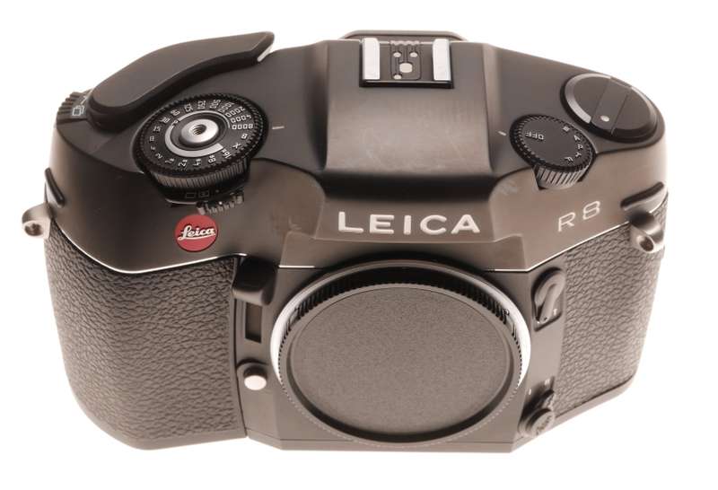 Leica R8 film 35mm SLR camera body GERMANY Leitz Balck Cap Box Papers strap kit