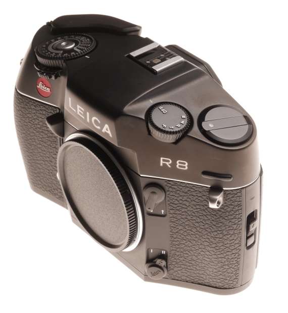 Leica R8 film 35mm SLR camera body GERMANY Leitz Balck Cap Box Papers strap kit