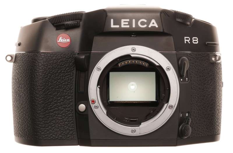 Leica R8 film 35mm SLR camera body GERMANY Leitz Balck Cap Box Papers strap kit
