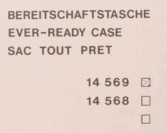 14569 Leica Original vintage leather black ever ready camera case SLR MINT Boxed