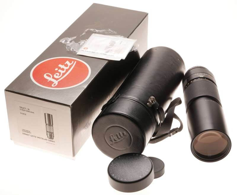 Leica 3 Cam Telyt-R 4.8/350mm f=350 mm MINT Case Caps Lens Boxed 11915 Tele lens