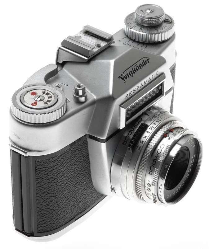 VOIGTLANDER BESSAMATIC 35mm COLOR-SKOPAR X 2.8/50 DYNAREX 4/135mm FILTERS CAMERA