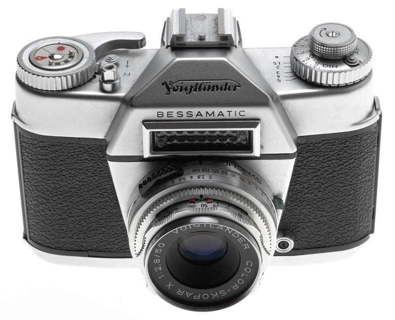 VOIGTLANDER BESSAMATIC 35mm COLOR-SKOPAR X 2.8/50 DYNAREX 4/135mm FILTERS CAMERA