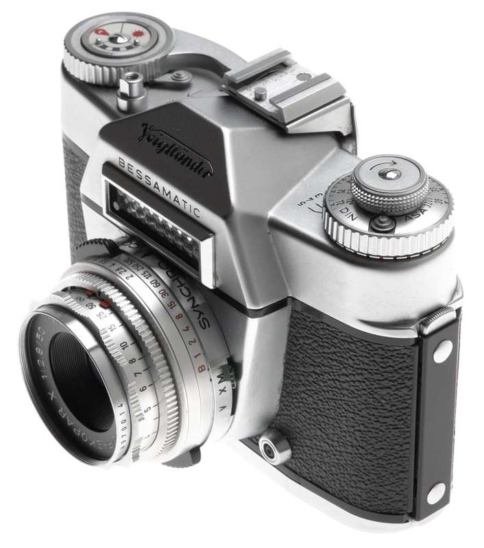 VOIGTLANDER BESSAMATIC 35mm COLOR-SKOPAR X 2.8/50 DYNAREX 4/135mm FILTERS CAMERA