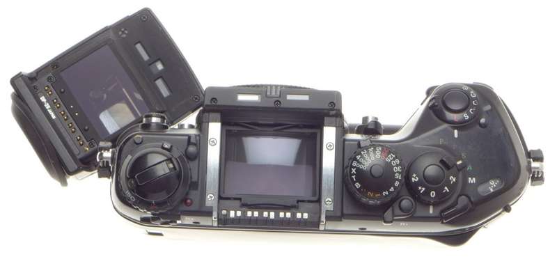 SLR F4 NIKON 35mm FILM CAMERA BODY DP 20 PRISM FINDER BATTRY GRIP NICE CONDITION