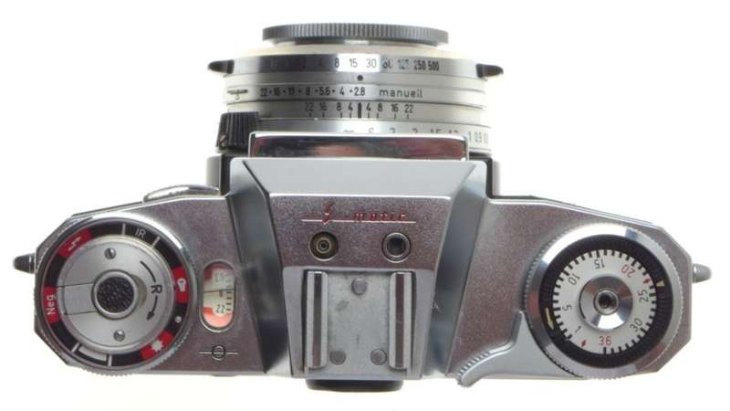 35mm CONTAFLEX ZEISS IKON FILM CAMERA CASED COMPUR-SYNCHRO SHUTTER TESSAR 2.8/50
