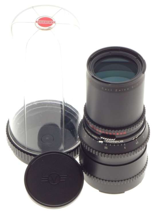 ZEISS SONNAR 1:5.6 f=250mm T* LENS HASSELBLAD 5.6/250 BLACK FITS 500CM V SERIES