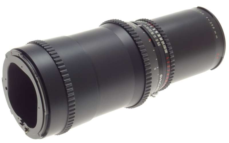 ZEISS SONNAR 1:5.6 f=250mm T* LENS HASSELBLAD 5.6/250 BLACK FITS 500CM V SERIES