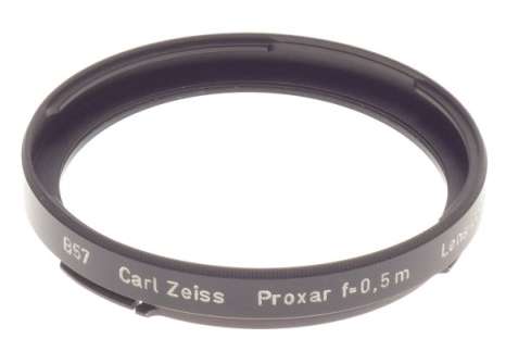 PROXAR f=0.5 CLOSE UP FOCUS CAMERA ADPTER LENS FOR HASSELBLAD B57 ZEISS CASED