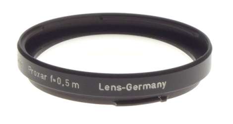 PROXAR f=0.5 CLOSE UP FOCUS CAMERA ADPTER LENS FOR HASSELBLAD B57 ZEISS CASED