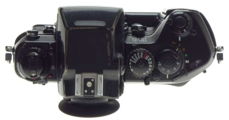 F4 s NIKON SLR 35mm FILM CAMERA BODY DP 20 PRISM FINDER BATTERY GRIP USED MANUAL