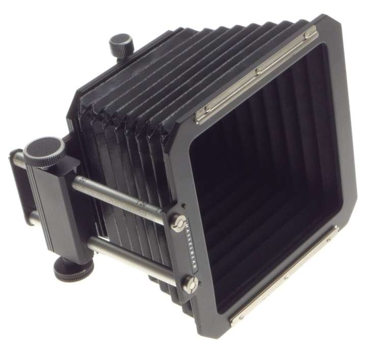 COMPENDIUM BELLOWS USED HASSELBLAD PROFESSIONAL LENS HOOD SHADE BOX 40231