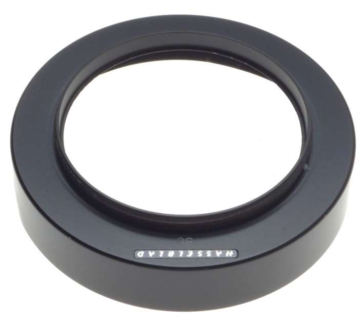 HASSELBLAD 50mm CAMERA LENS HOOD SHADE SCREW IN TYPE f=50mm WIDE ANGLE CLEAN