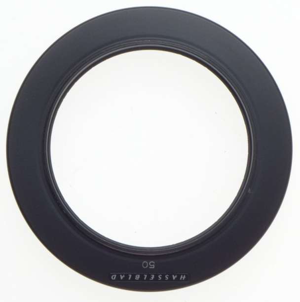 HASSELBLAD 50mm CAMERA LENS HOOD SHADE SCREW IN TYPE f=50mm WIDE ANGLE CLEAN