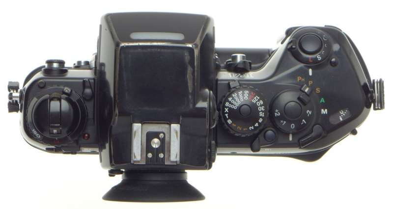 F4 s NIKON SLR 35mm FILM CAMERA BODY DP 20 PRISM FINDER BATTERY GRIP USED MANUAL