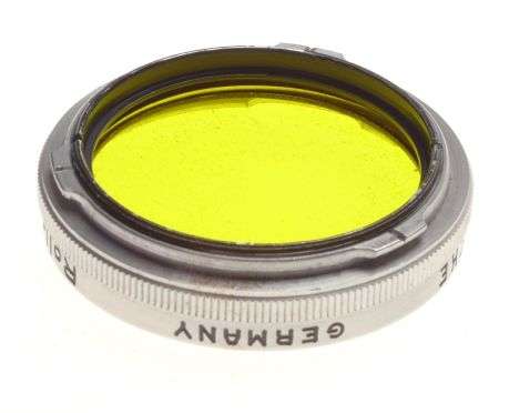 Rolleiflex Rolleiparkeil 1 close up YELLOW lens coated optics 28.5 Rolleinar 1