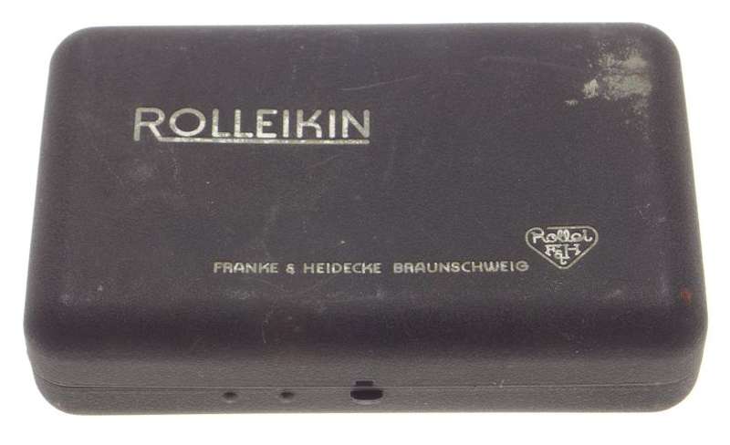 Rollei Rolleikin conversion kit converts medium format to 35mm small image cased