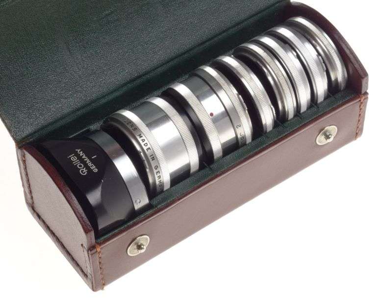 Rolleiflex Bay I Filter Kit Consisits 2x Rolleinar Set 5x Lens Hood Museum cond.