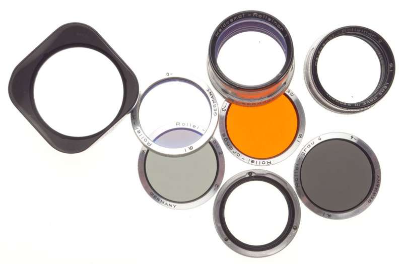 Rolleiflex Bay I Filter Kit Museum condition 2x Rolleinar Set 5x Lens Hood cased