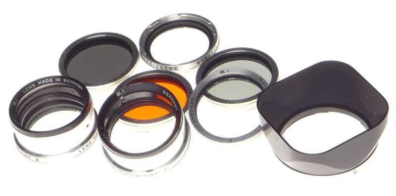 Rolleiflex Bay I Filter Kit Museum condition 2x Rolleinar Set 5x Lens Hood cased