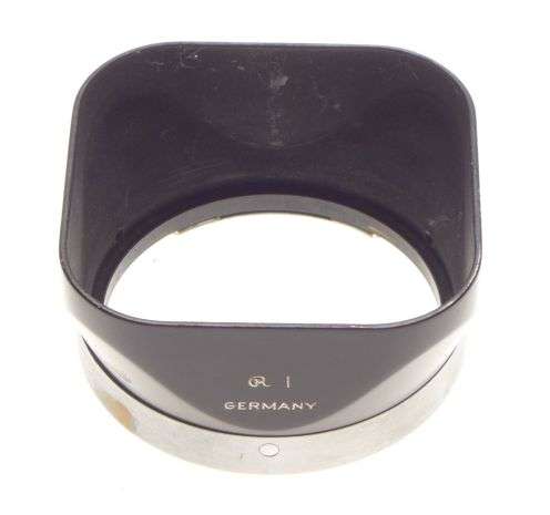 Rolleiflex RI Rollei lens hood shade parasolei in leather case snap on bayonet