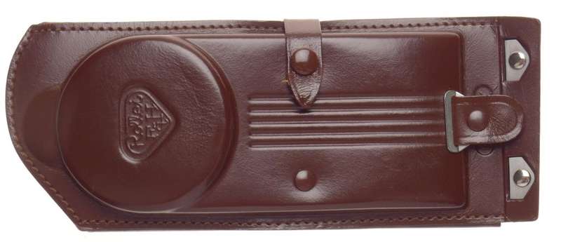 Rolleiflex mask funnel typ viewfinder leather close focus lens boxed collapsible