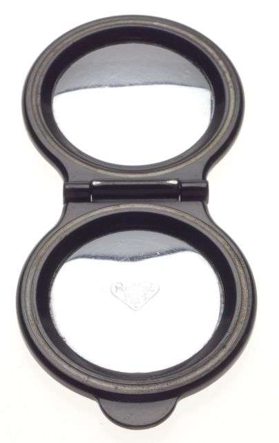 Rolleiflex metal reflecting folding flip up bayonet mount TLR camera lens cap