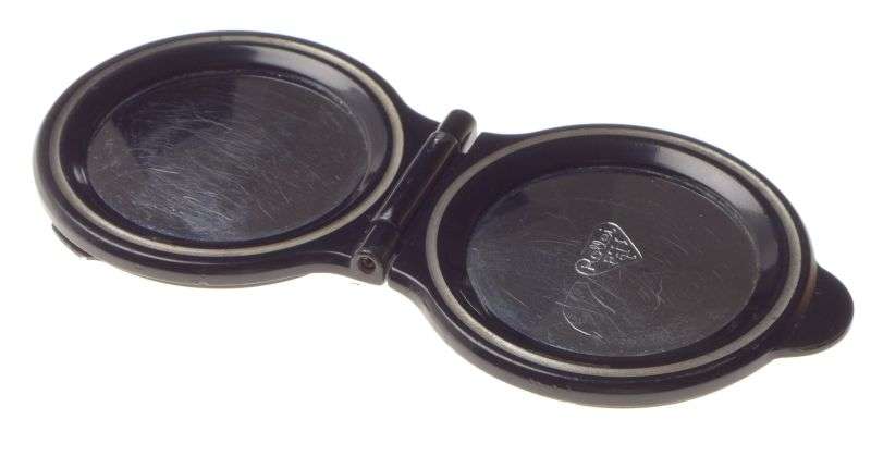 Rolleiflex metal reflecting folding flip up bayonet mount TLR camera lens cap