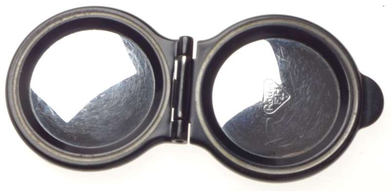 Rolleiflex metal reflecting folding flip up bayonet mount TLR camera lens cap