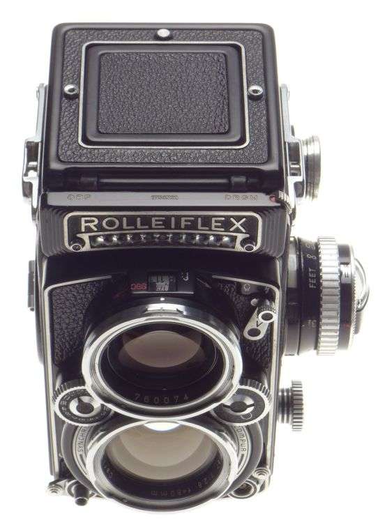 Rolleiflex 2.8 TLR camera Zeiss Planar 2.8/80mm lens case strap flash dream kit