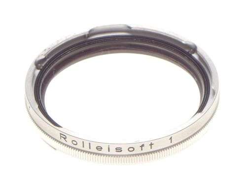 RIII Rolleisoft 1 chrome Rolleiflex Filter fits Zeiss Planar Xenar 2.8/80mm 2.8F