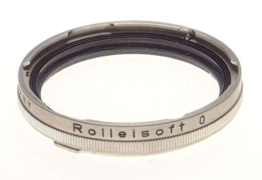 chrome RIII Rolleisoft 0 Rolleiflex Filter fits Zeiss Planar Xenar 2.8/80mm 2.8F