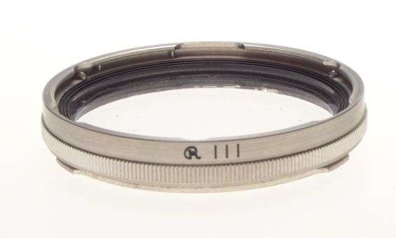 chrome RIII Rolleisoft 0 Rolleiflex Filter fits Zeiss Planar Xenar 2.8/80mm 2.8F
