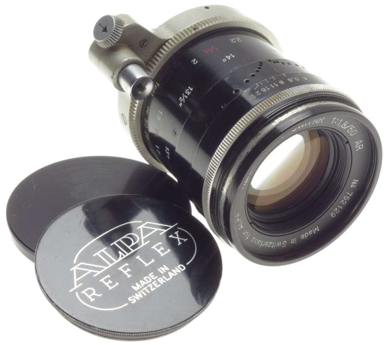 KERN-MACRO-SWITAR BLACK ALPA 1:1.8/50mm AR f=50 SLR CAMERA RARE LENS CLEAN GLASS