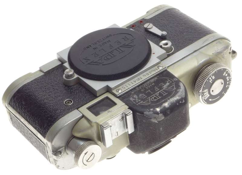 MODEL 6b ALPA REFLEX 35mm VINTAGE FILM CAMERA SLR MANUAL PAPERS CAP USED BODY 6B