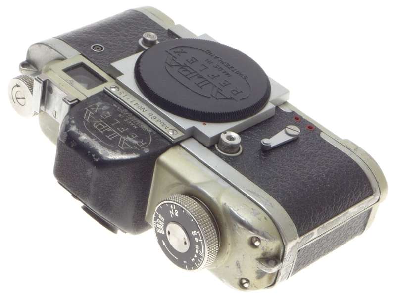 MODEL 6b ALPA REFLEX 35mm VINTAGE FILM CAMERA SLR MANUAL PAPERS CAP USED BODY 6B