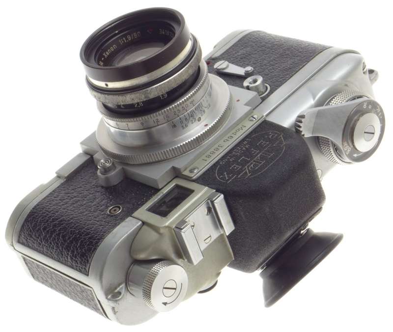 ALPA-XENON 1.9/50 SCHNEIDER SLR VINTAGE CAMERA SILVER LENS Mod. 6B RARE BOX f=50